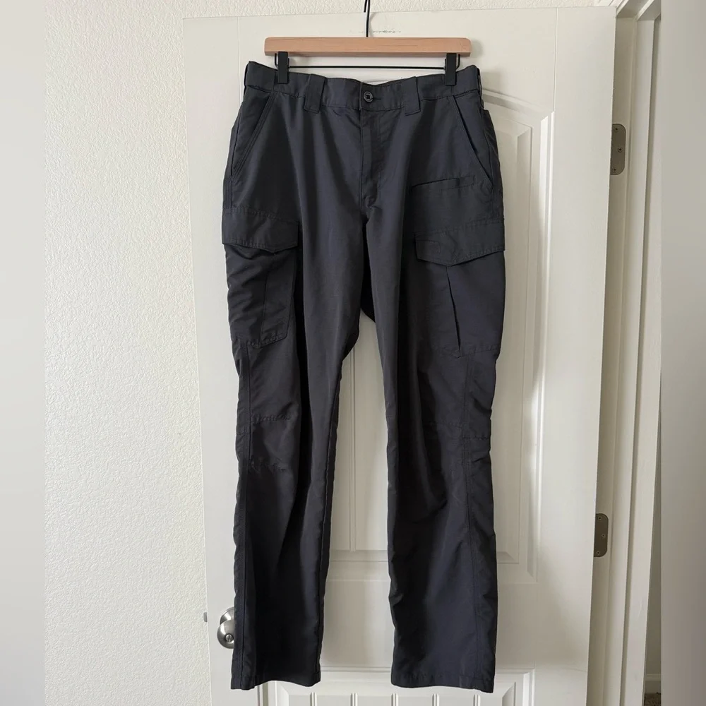 Men’s 5.11 Fast-Tac Charcoal Gray Tactical Cargo Pants - Picture 2 of 6